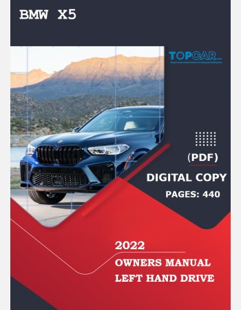 bmw x5 2022 owners manual